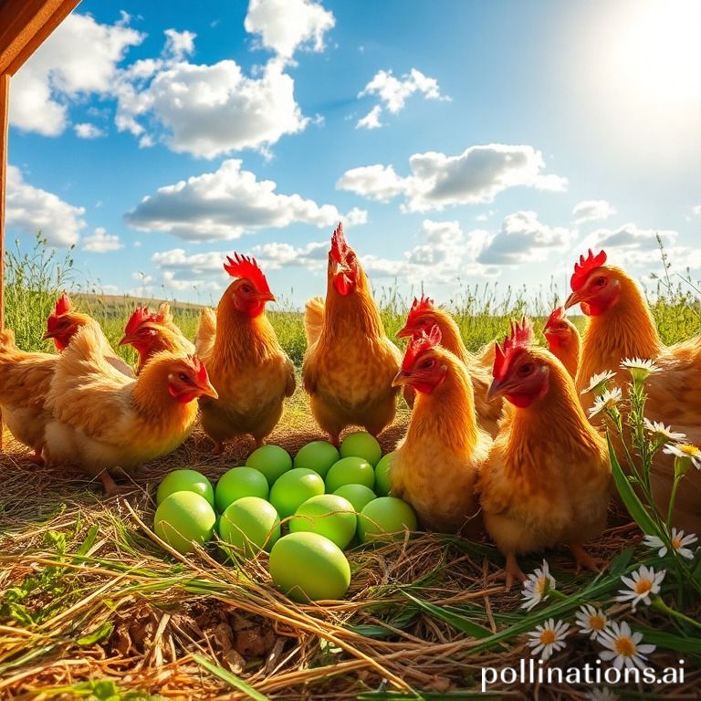 what breeds of chickens lay green eggs